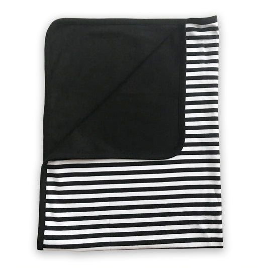 Lazy Baby Organic Cotton Black and White Blanket - Lazy Baby