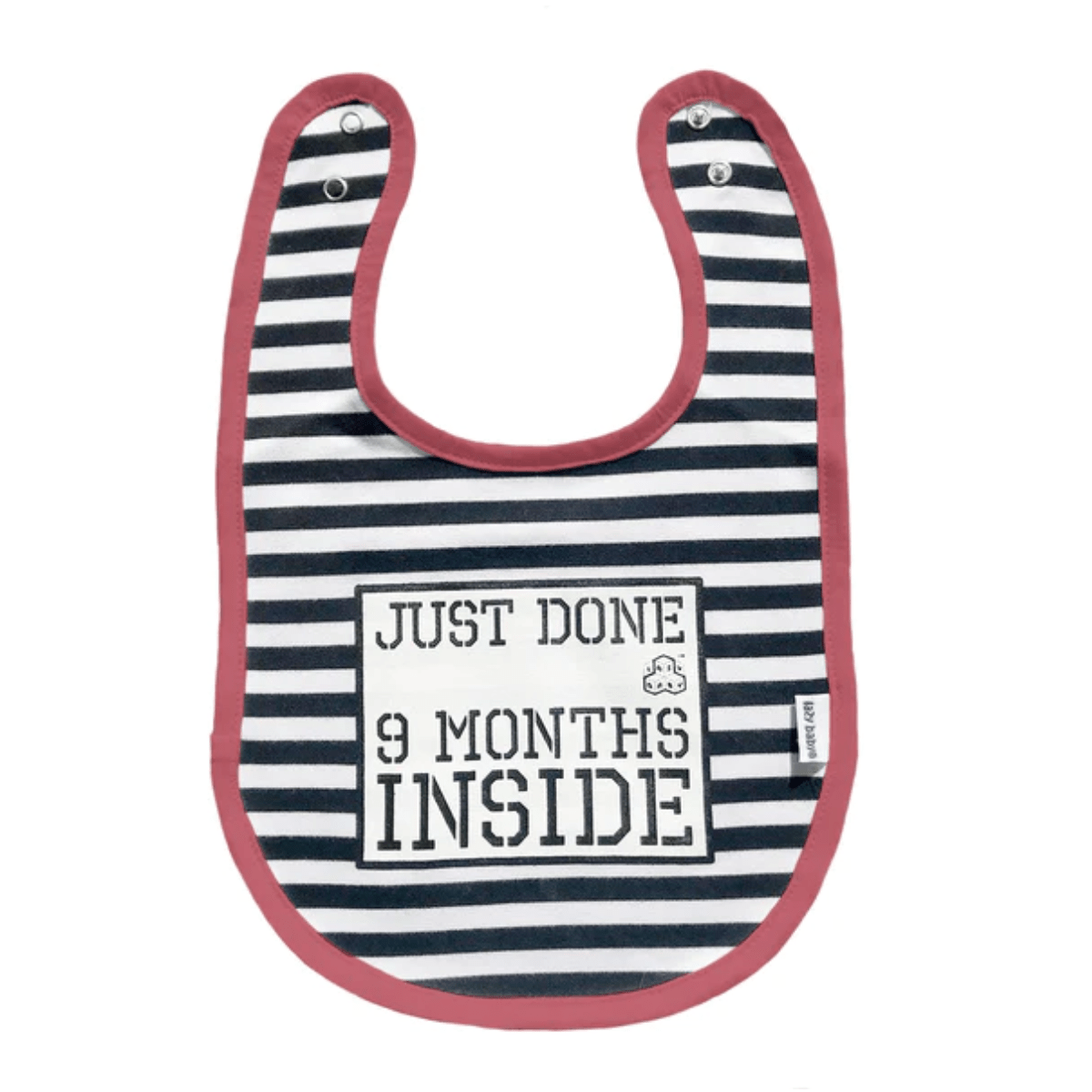 New Born Baby Essentials Gift Set Baby Girl Hat, Bib and Socks Just Done 9 Months Inside Cute Baby Gift - Lazy Baby