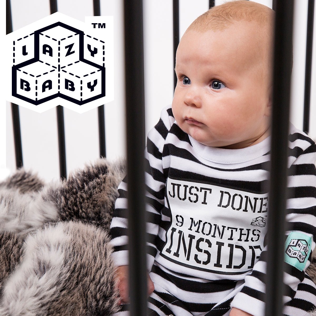 Newborn Baby Outfit Gift Set - Just Done 9 Months Inside® - Unisex Baby Gift by Lazy Baby® - Lazy Baby