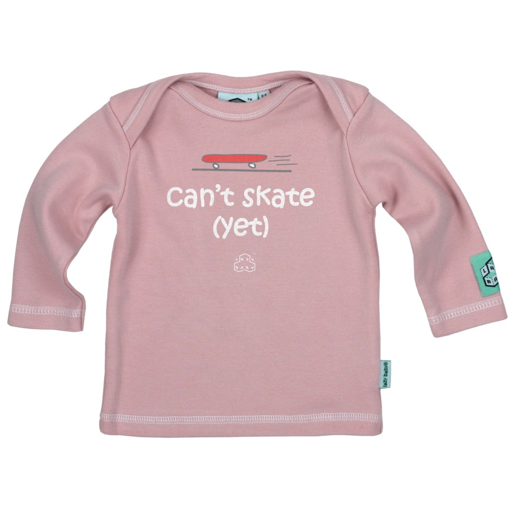 Newborn gift for Skateboarder - Can't skate yet - Lazy Baby