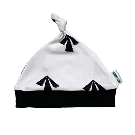 Lazy Baby Arrow Hat Black / White