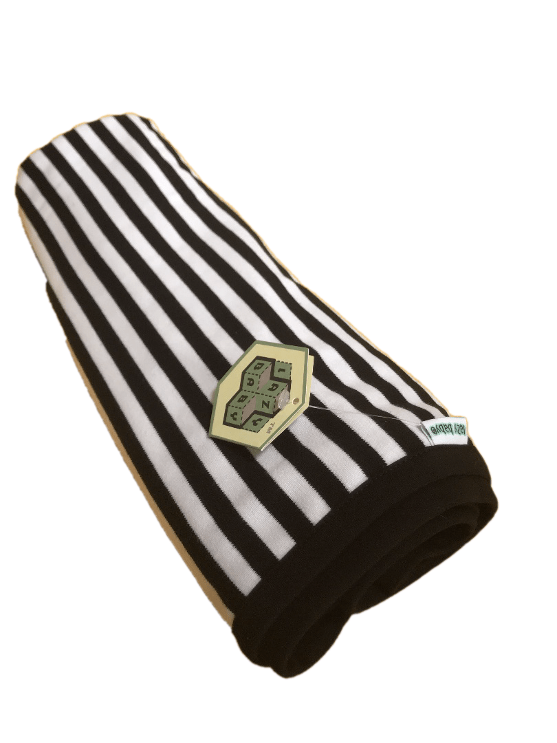 Lazy Baby Organic Cotton Black and White Blanket - Lazy Baby