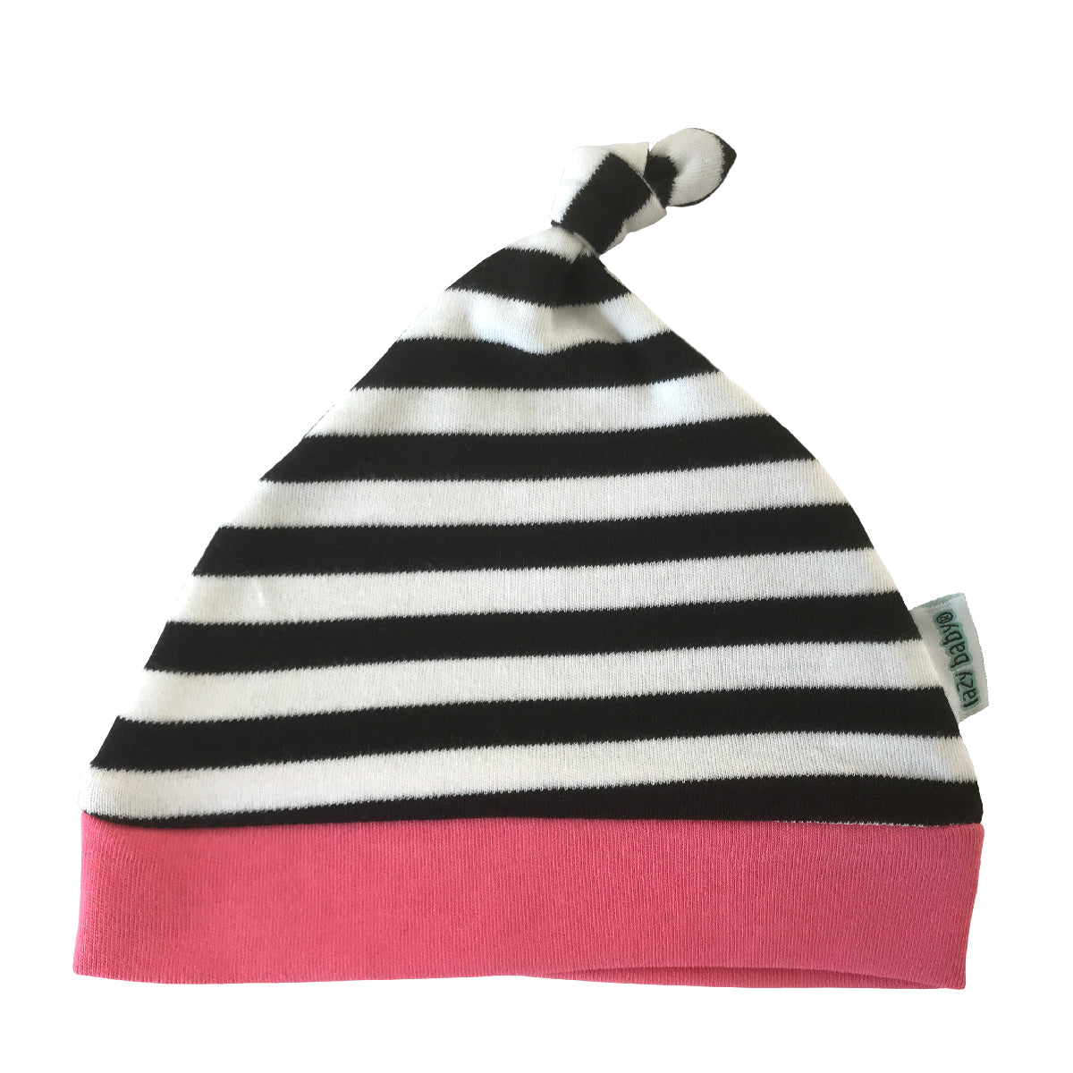 Lazy Baby Hat Black / White / Pink - Lazy Baby