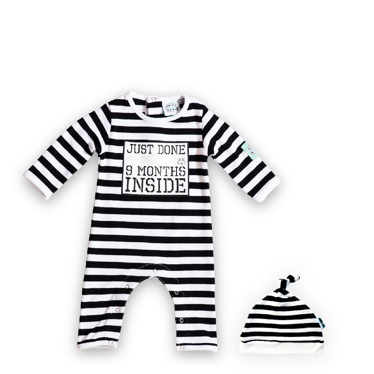New Baby Hospital Gift - Just Done 9 Months Inside® - Baby Shower Gift - Baby Grow - Lazy Baby